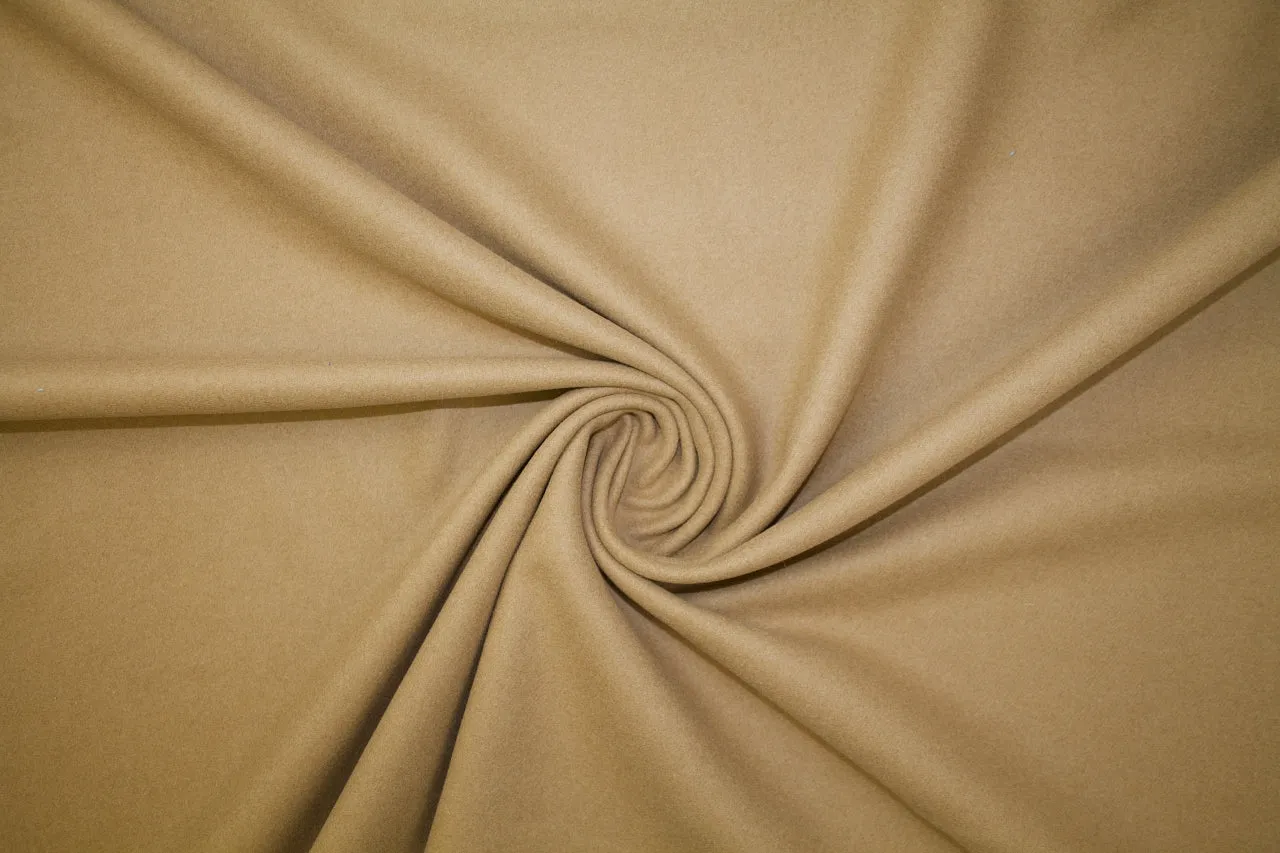 1 3/8 yards of M@x M@ra Cashmere Blend Coating - Camel