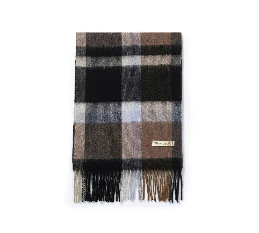 100% Wool Scarf Plaid