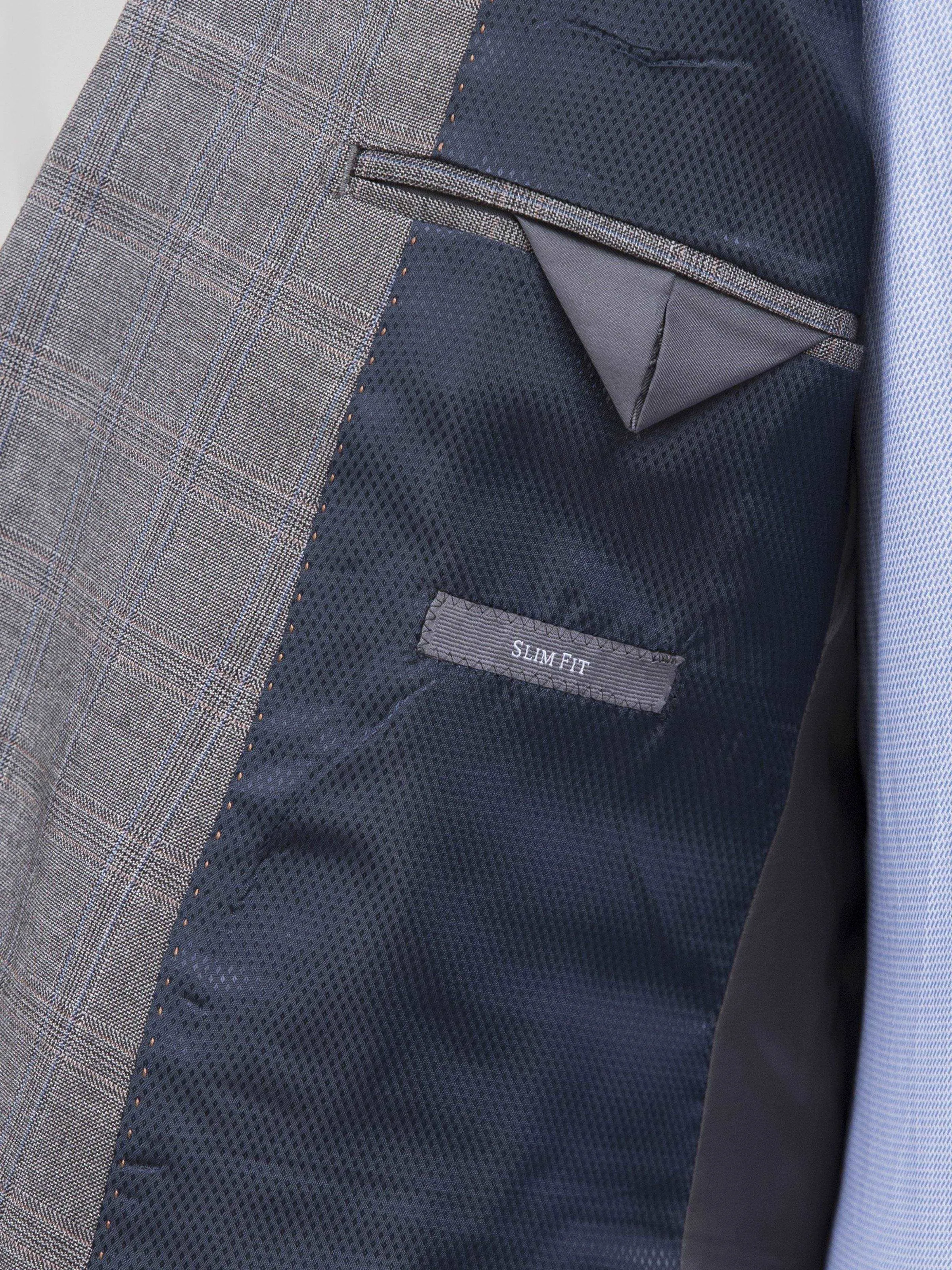 2 PIECE SUIT SLIM FIT GREY