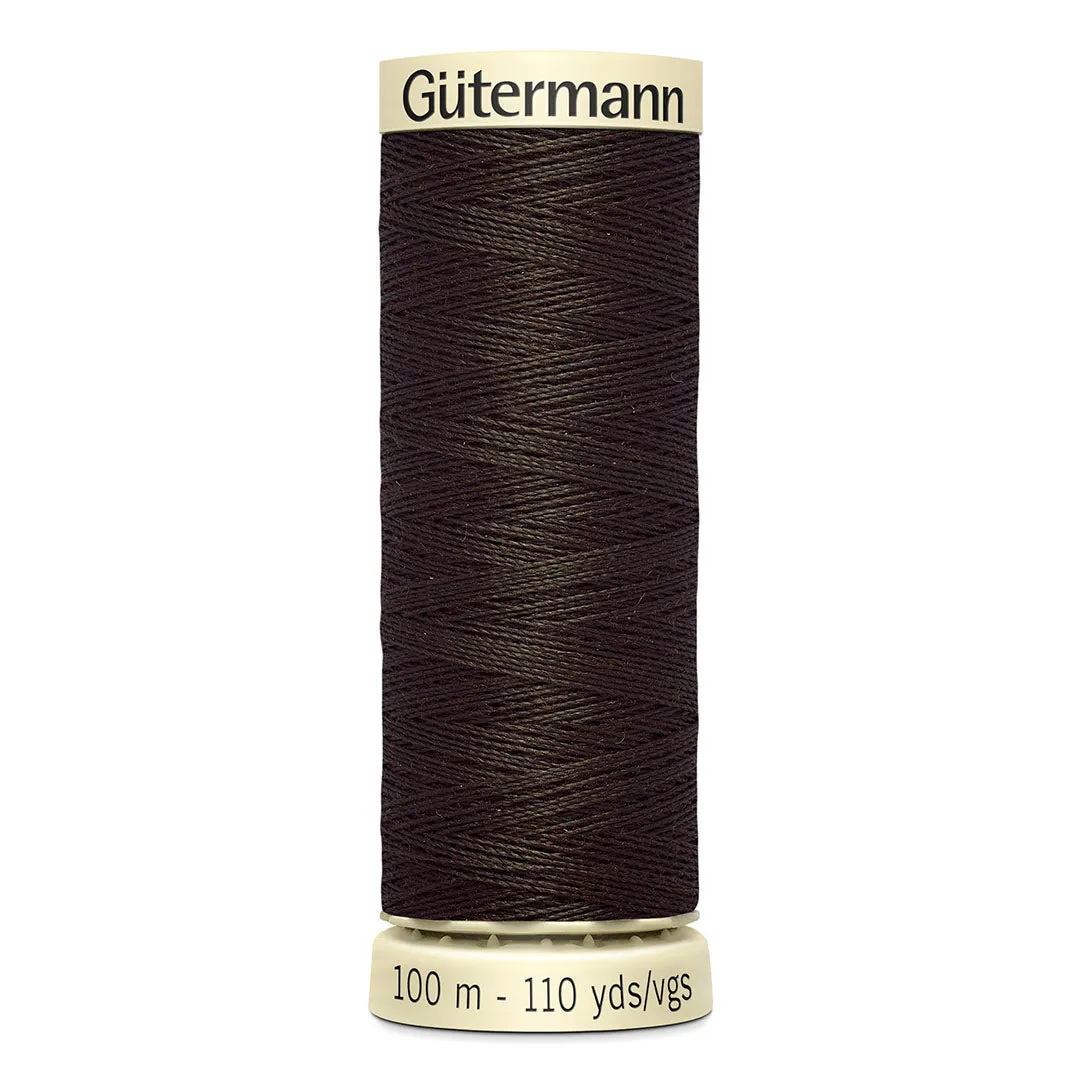 20mm Wool Binding - Dark Brown