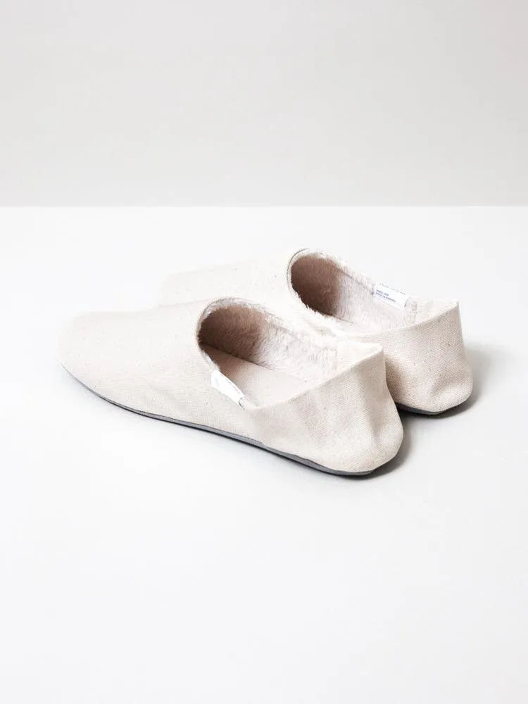 ABE Canvas Home Shoes - Lined, Natural