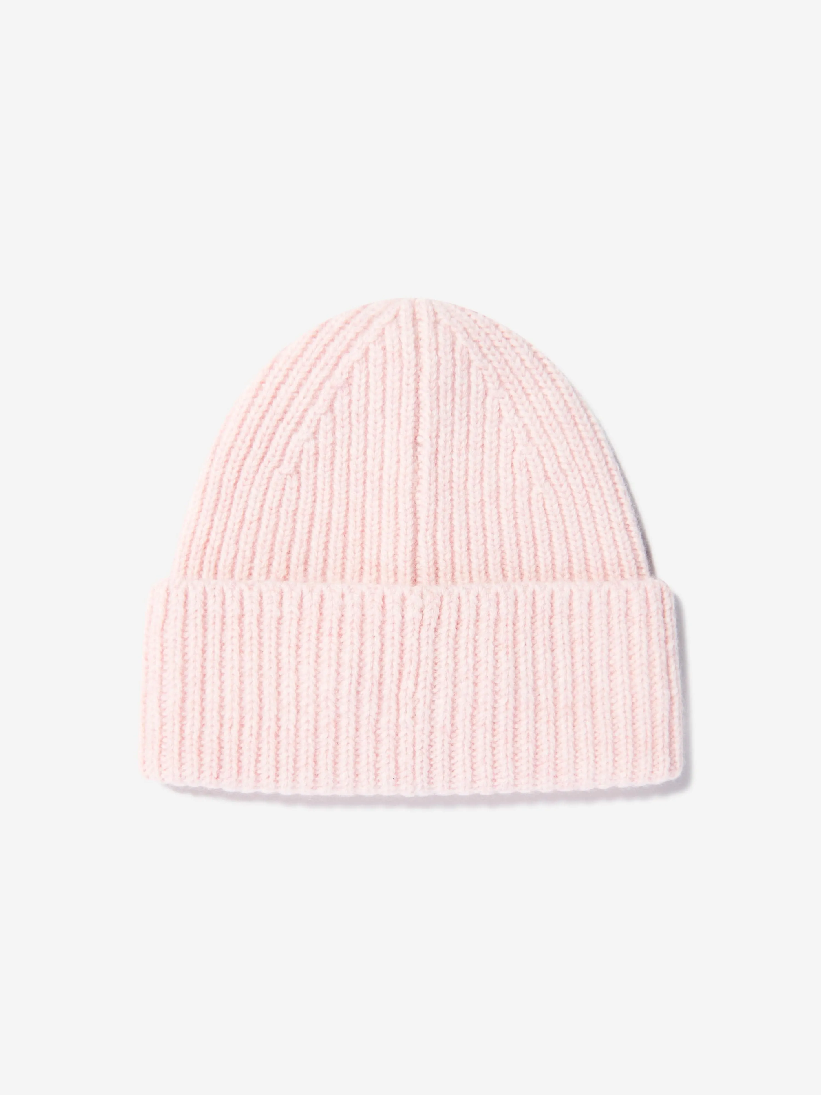 Acne Studios Kids Wool Beanie Hat in Pink