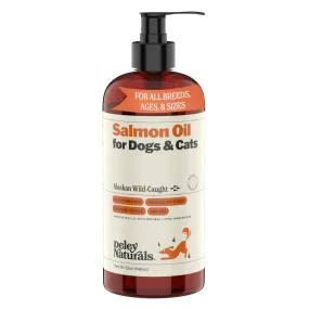 Alaskan Wild-Caught Salmon oil for Dogs & Cats 32 oz Pump