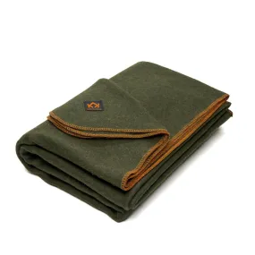 Arcturus Military Wool Blanket - Olive Green | 4.5 lbs (64" x 88")