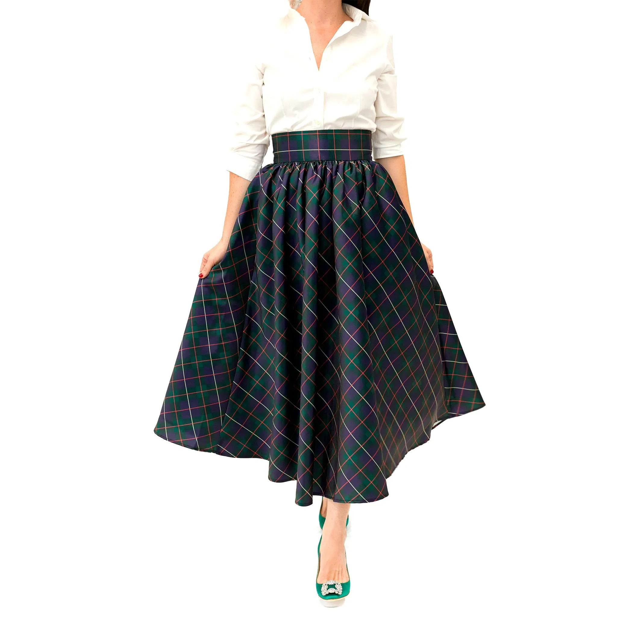 Audrey Skirt in Tenley Tartan