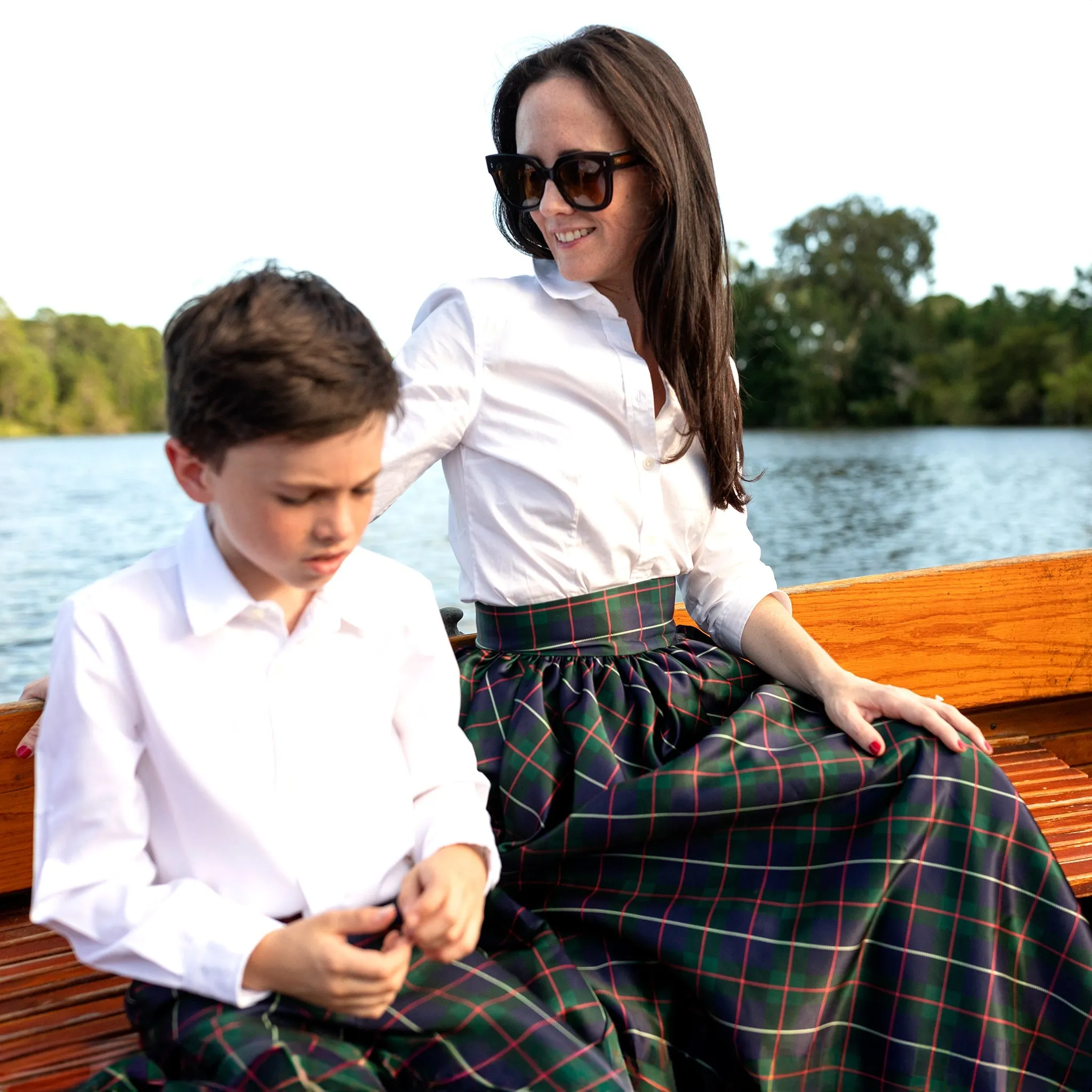 Audrey Skirt in Tenley Tartan