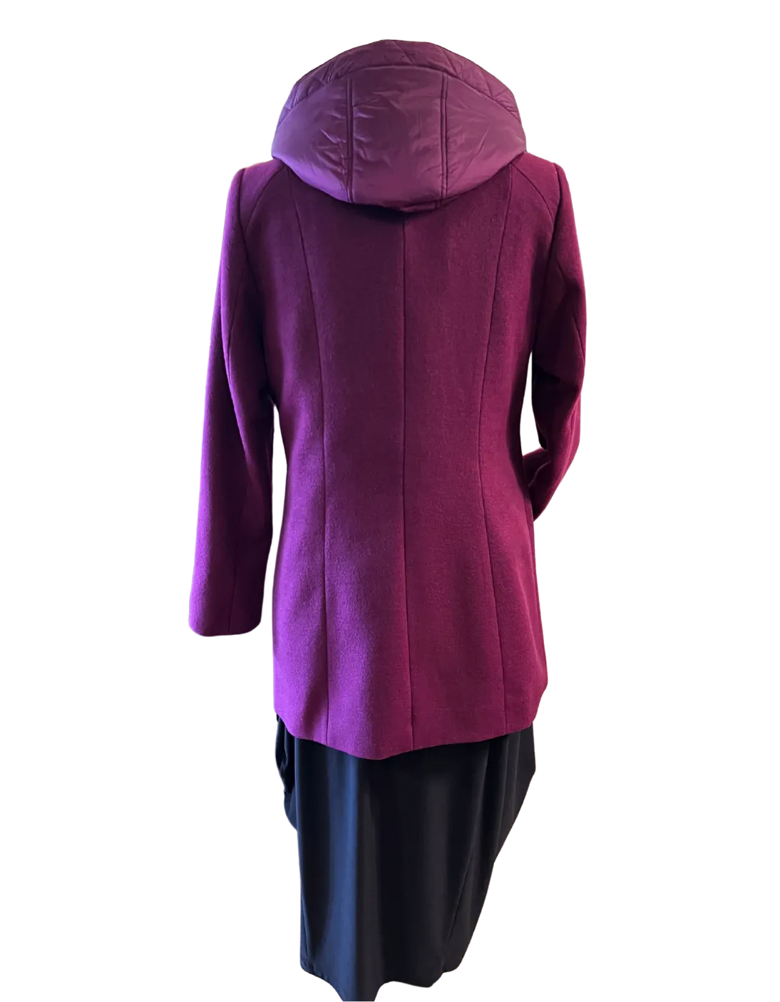 BARBARA LEBEK  Car Coat with Detachable Hood