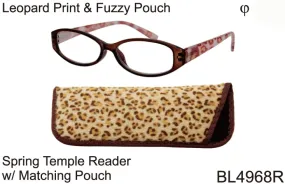 BL4968R -  Wholesale Women's Reading Glasses with Matching Pouch