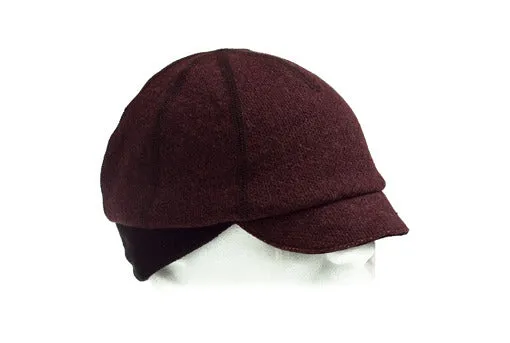 _blk label thick Italian wool BELGIAN CAP