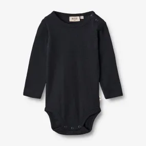 Body Plain Wool LS | Baby - navy