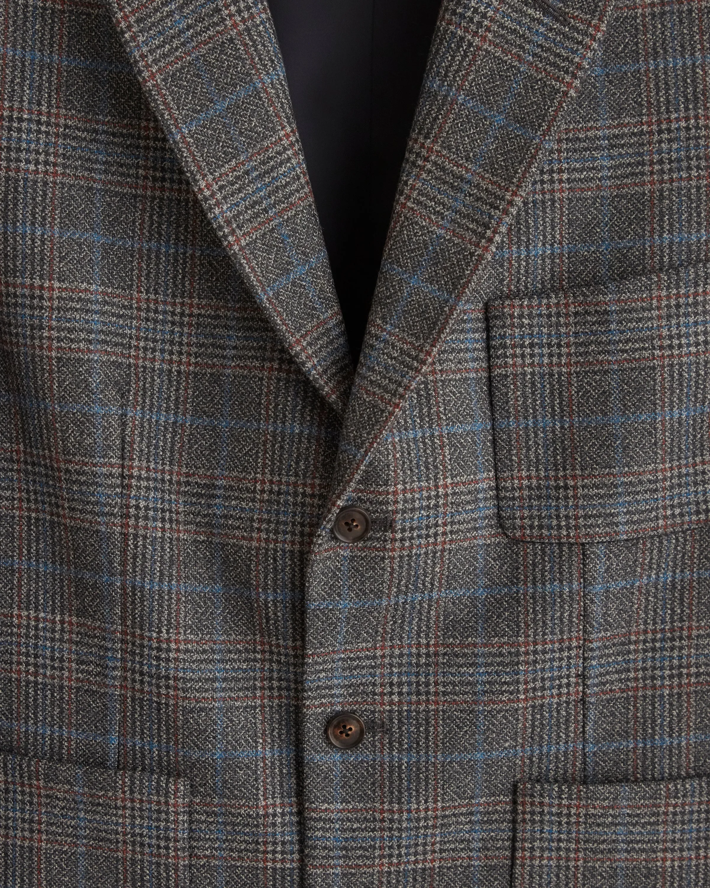 Cannery Plaid Suit Jacket - 44