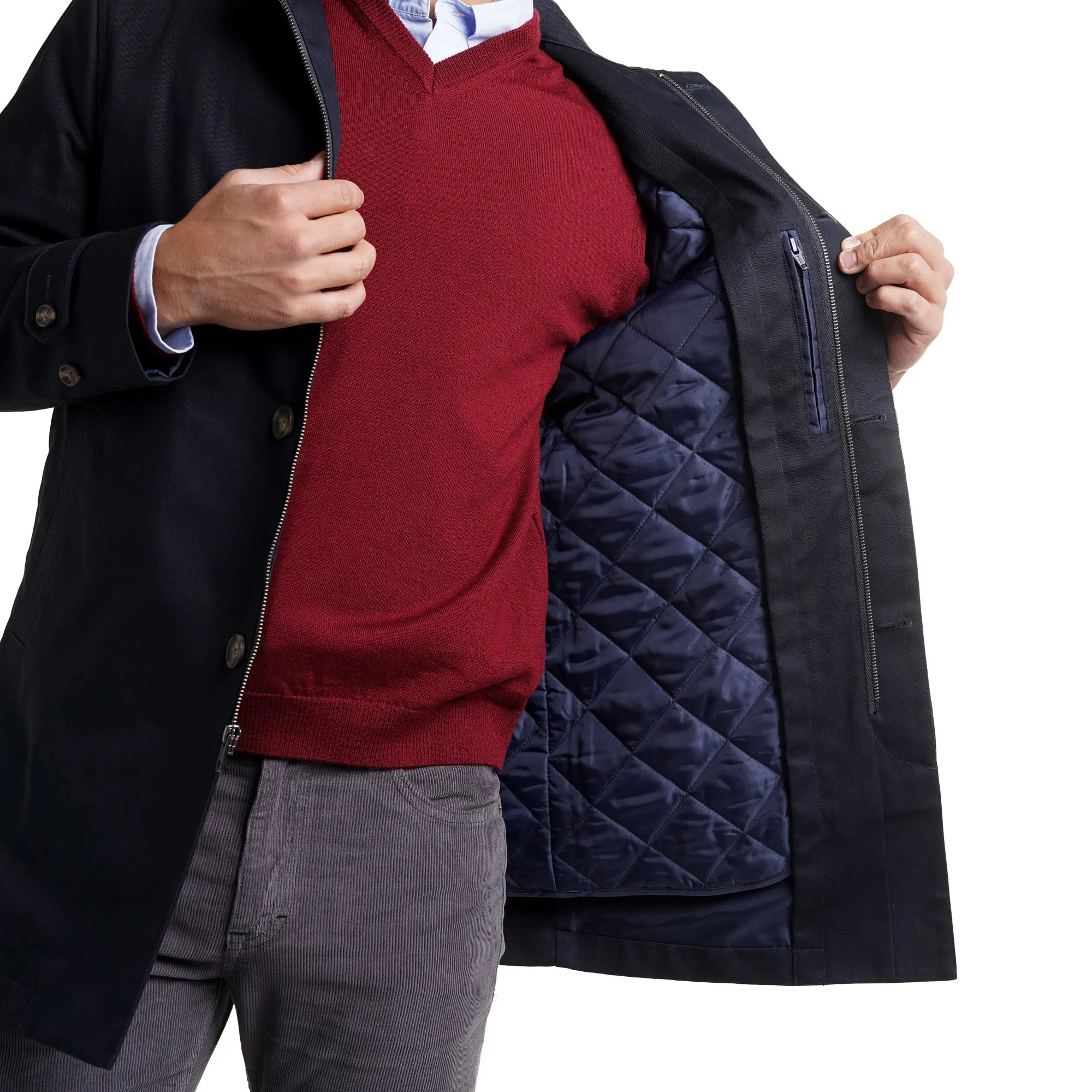 Carnegie Coat - Navy