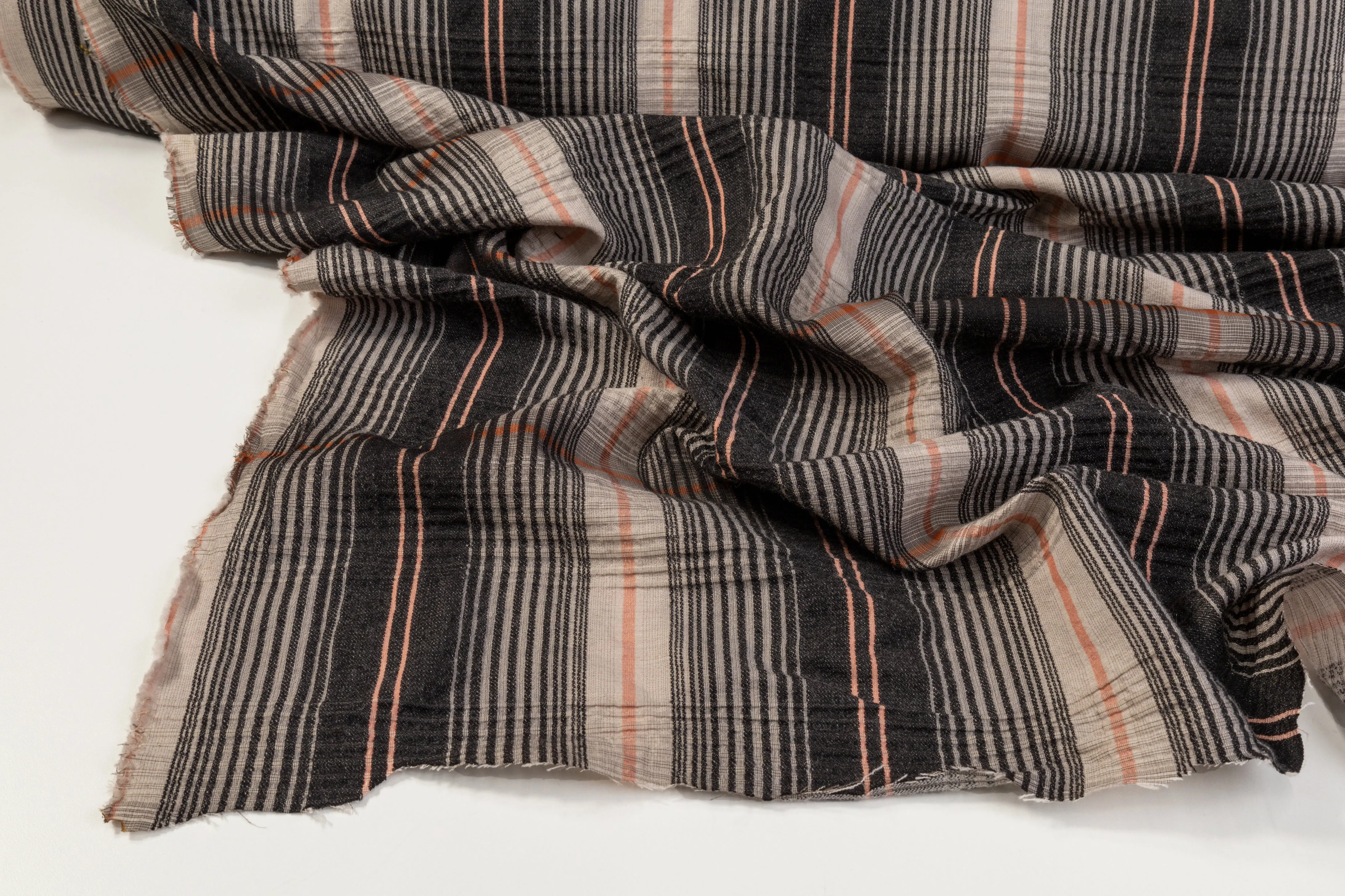 Checked Wool - Black / Gray / Orange