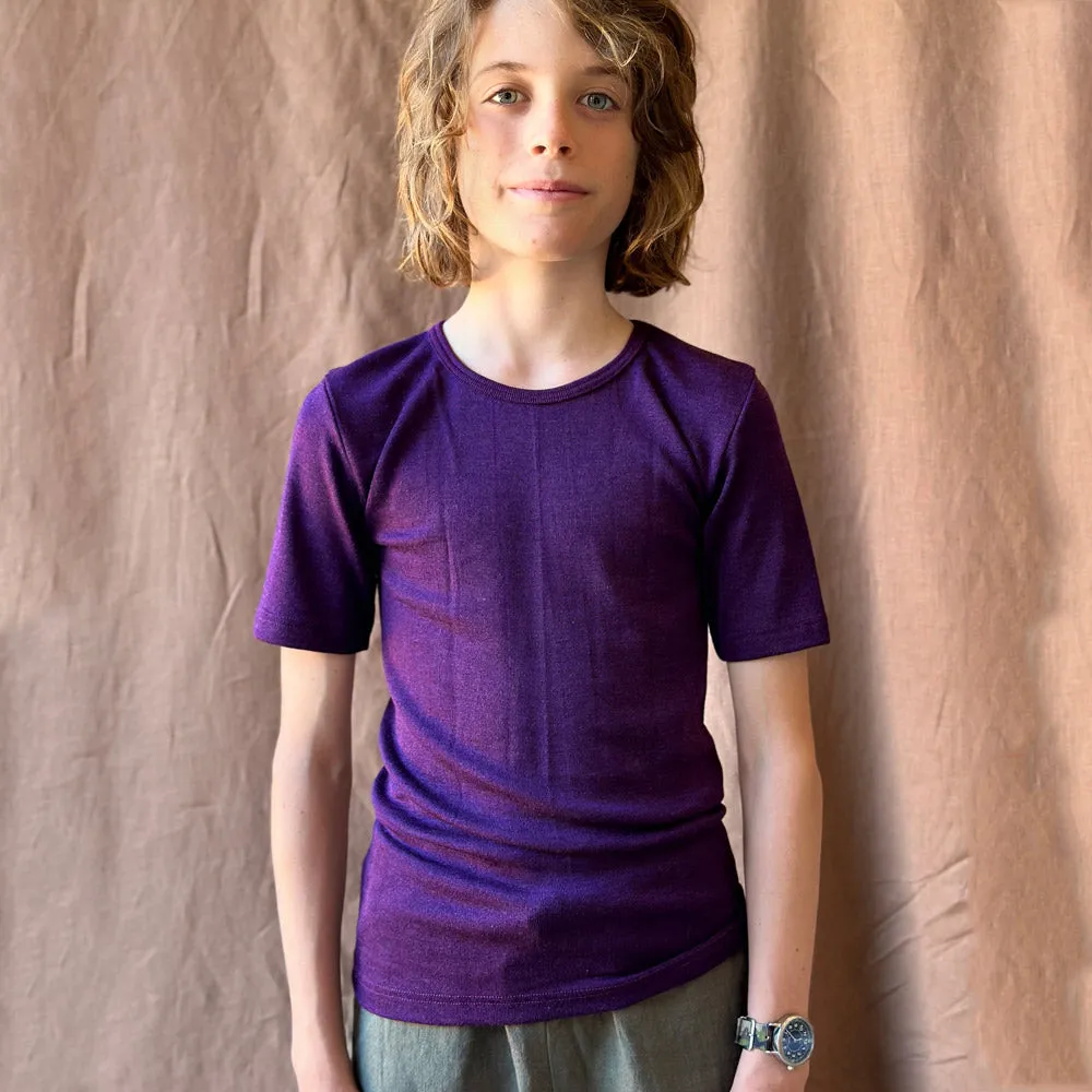 Child's T-Shirt - Organic Merino/Silk (1-12y)