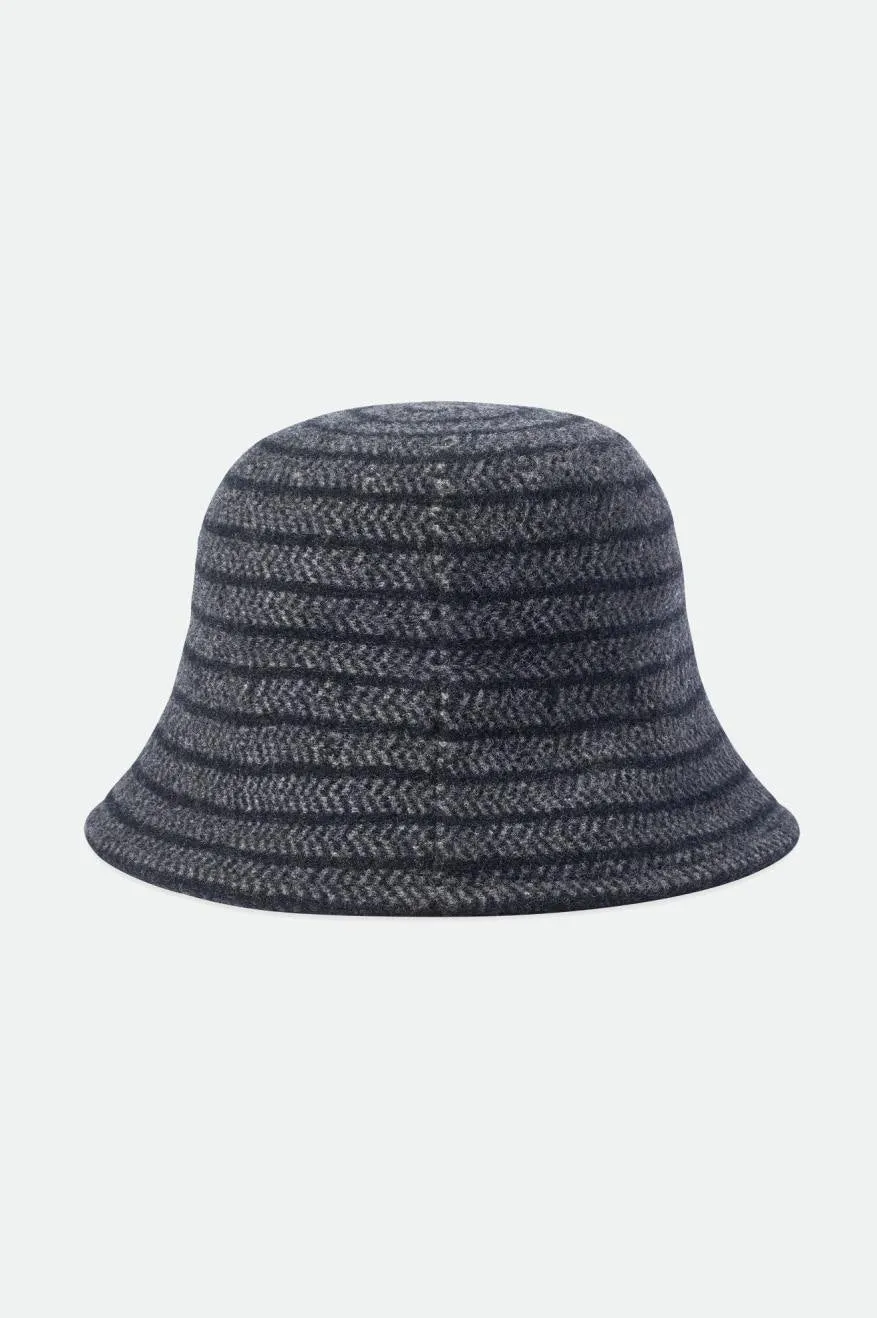 Clearview Bucket Beanie - Black/Grey Marl