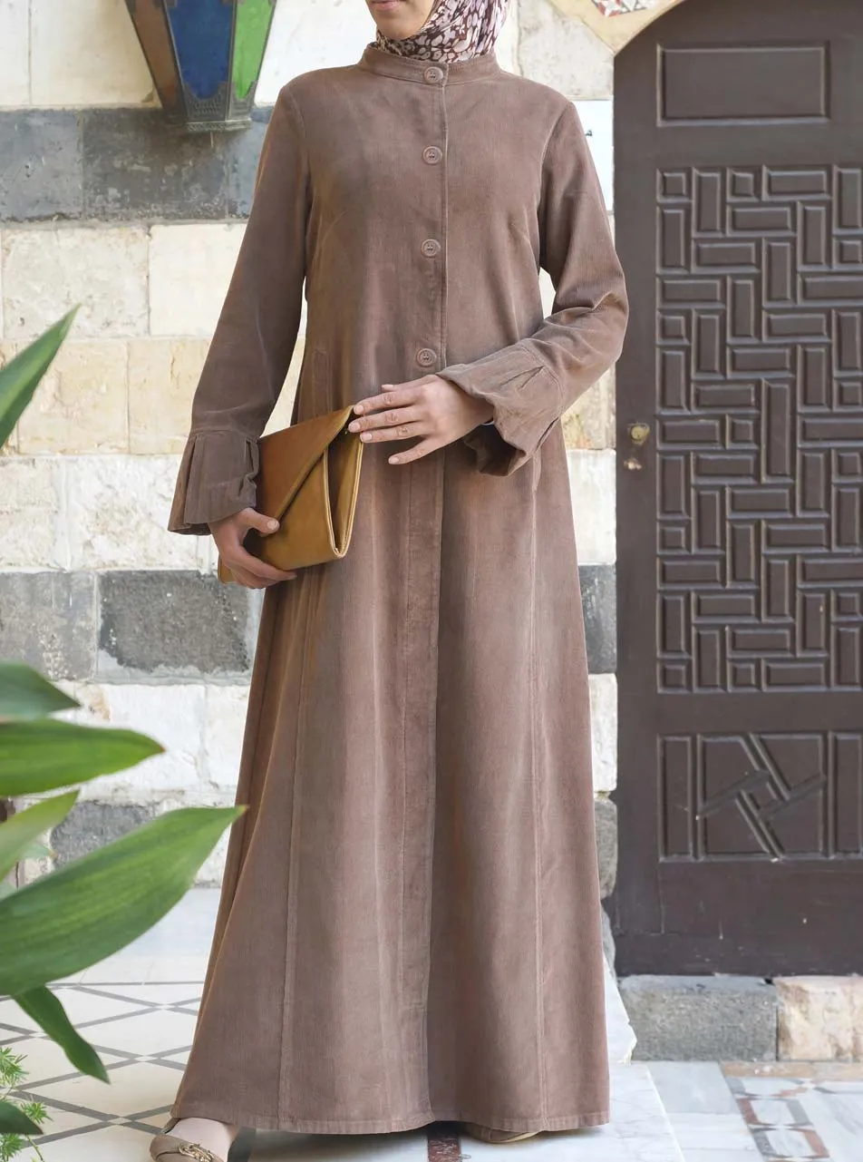 Corduroy Afiya Coat Jilbab