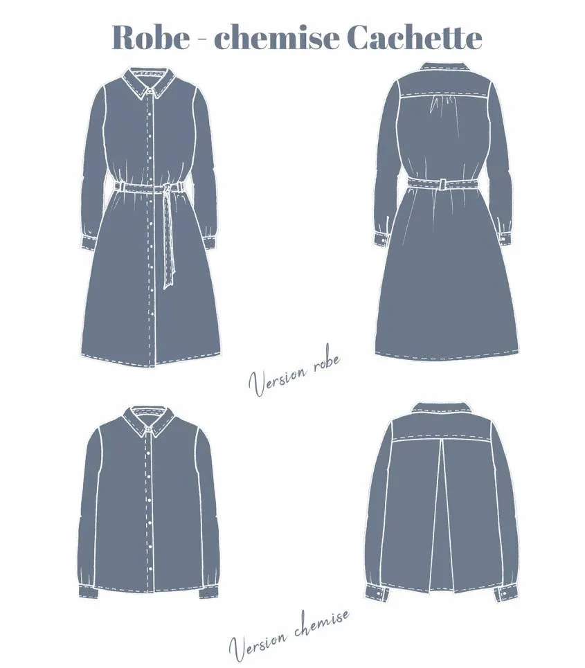 Cousette - Cachette Dress and Blouse Sewing Pattern