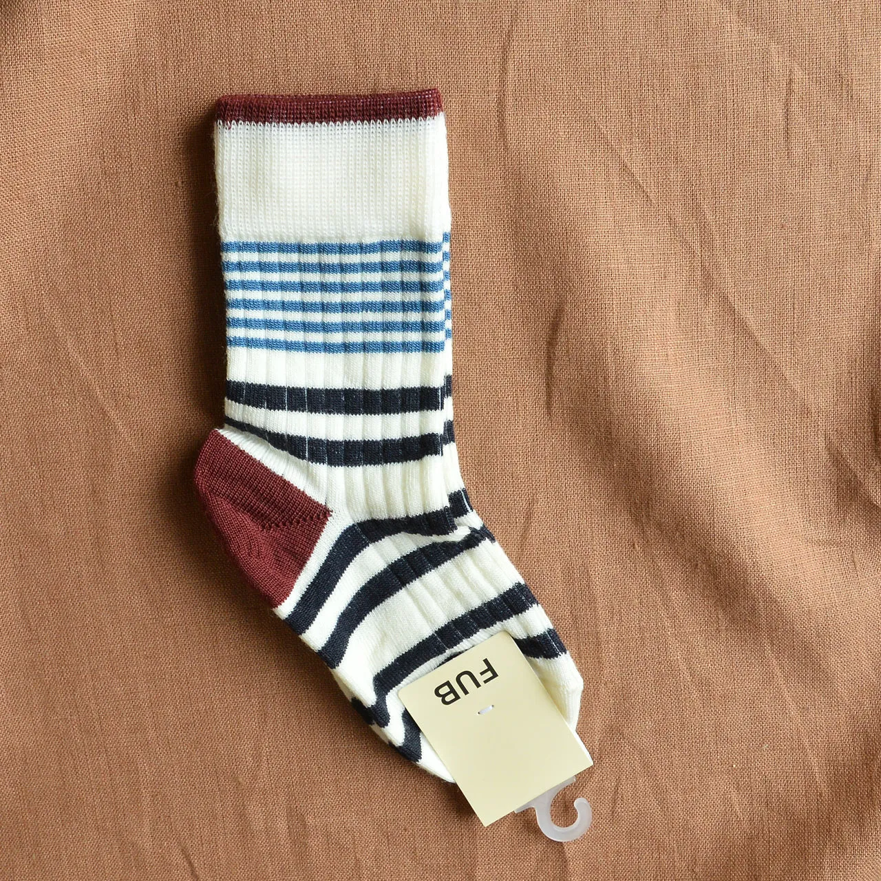 FUB Merino Wool Socks - Stripes (Kids 29-36)