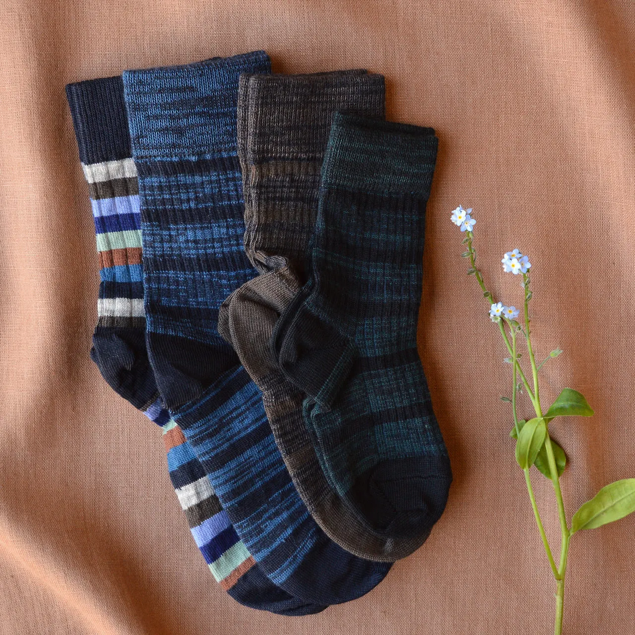 FUB Merino Wool Socks - Stripes (Kids 29-36)