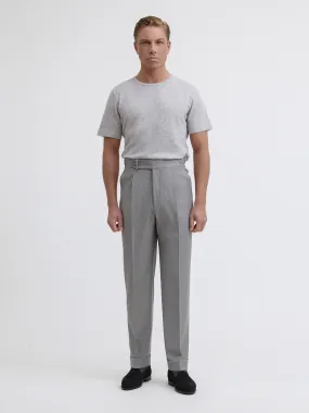 Grey S130 Wool Oscar Trousers