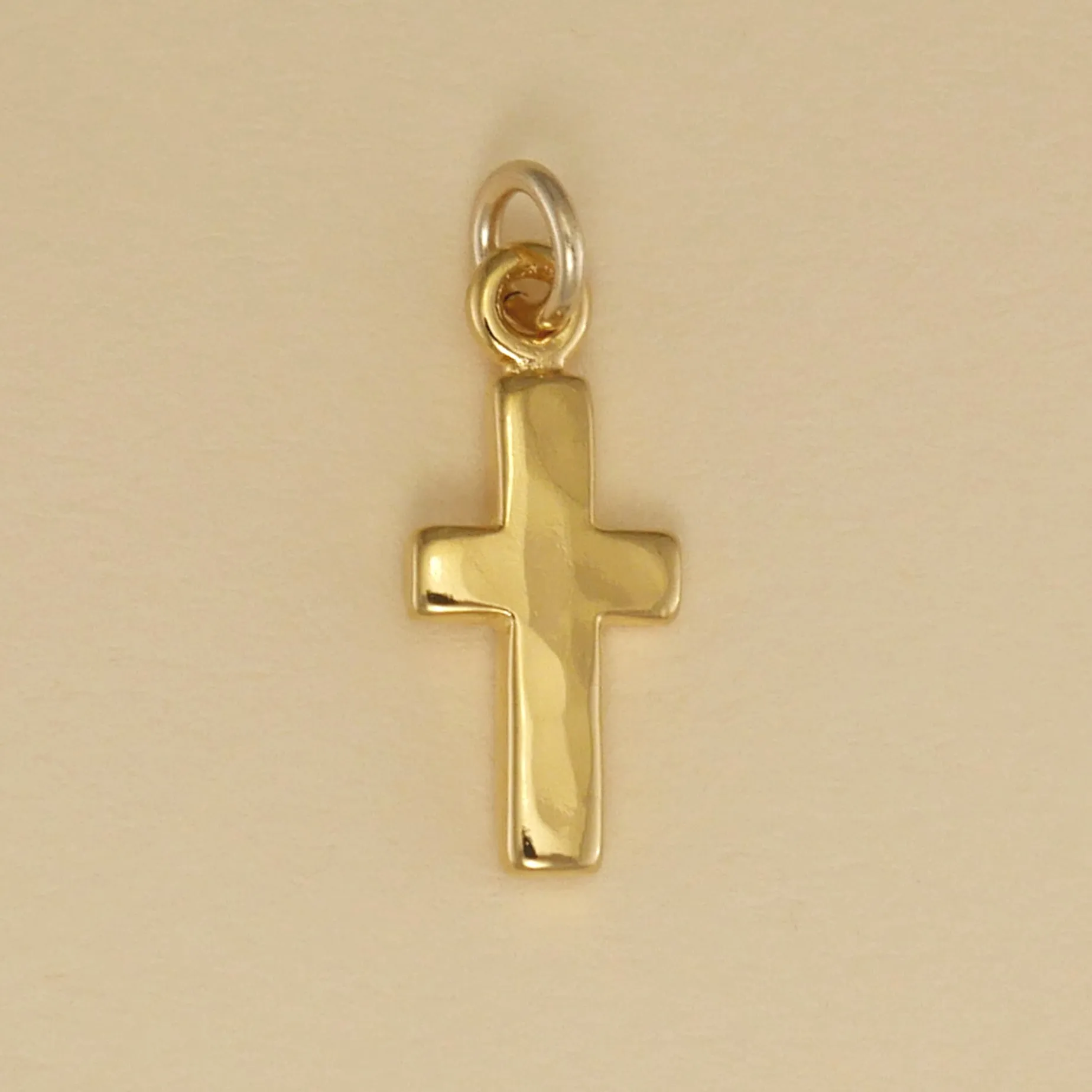 Hammer Faced Cross Charm