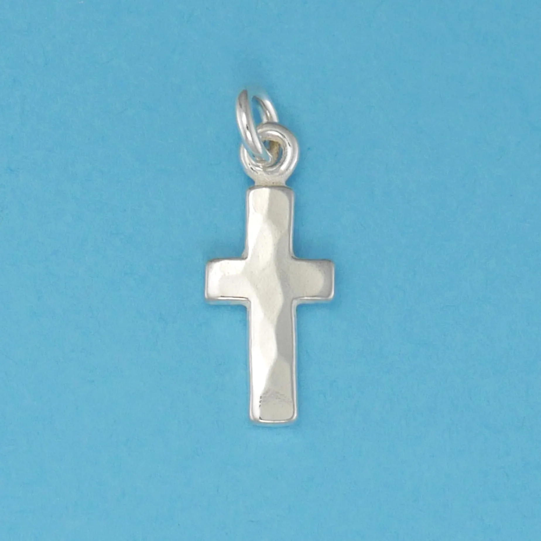 Hammer Faced Cross Charm