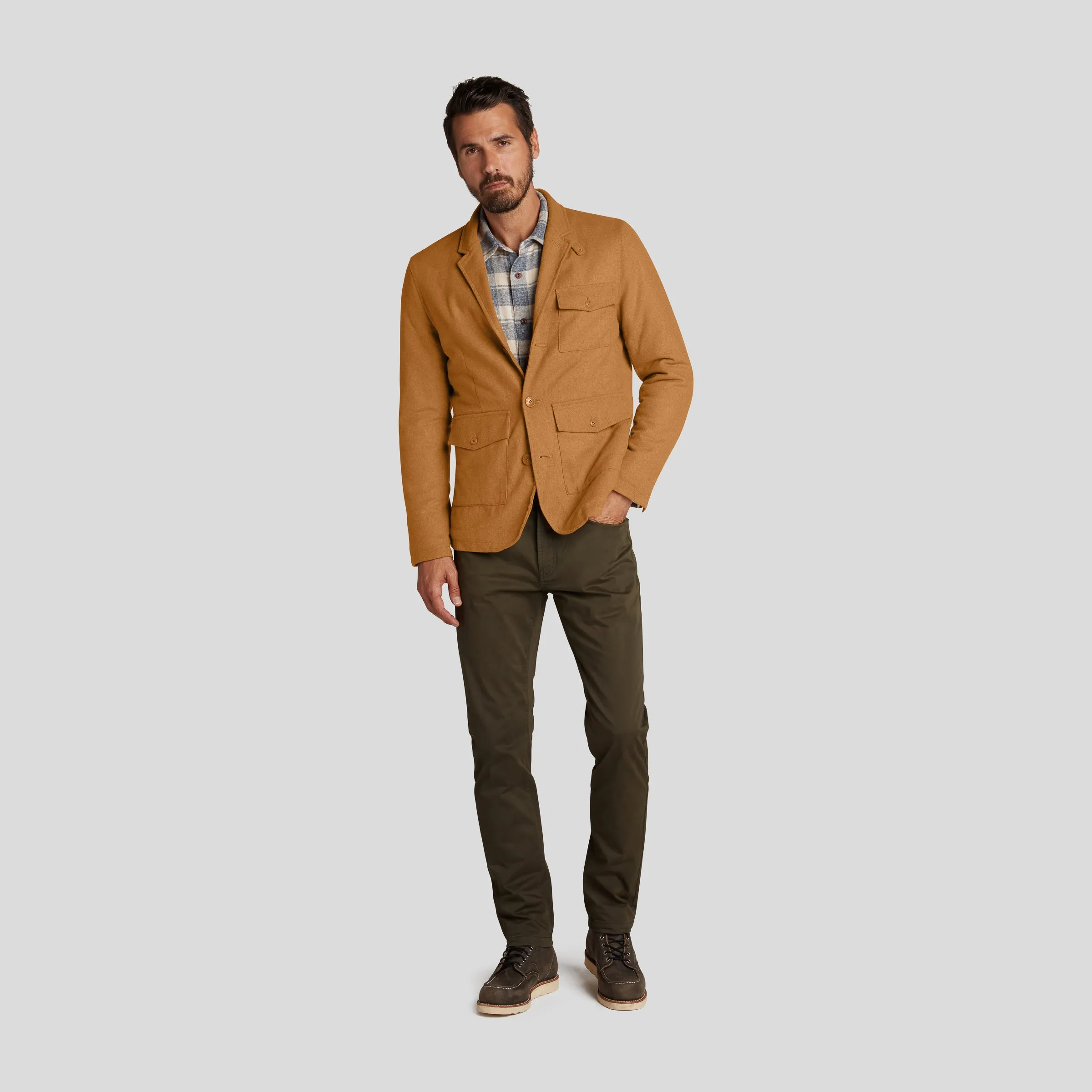 Holden Wool Hunting Blazer - Biscuit