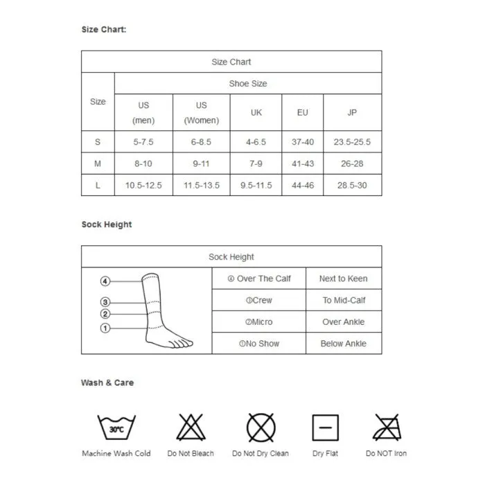 Kaos Kaki Hangat Na Giean NGCH0001 Hiking Merino Socks