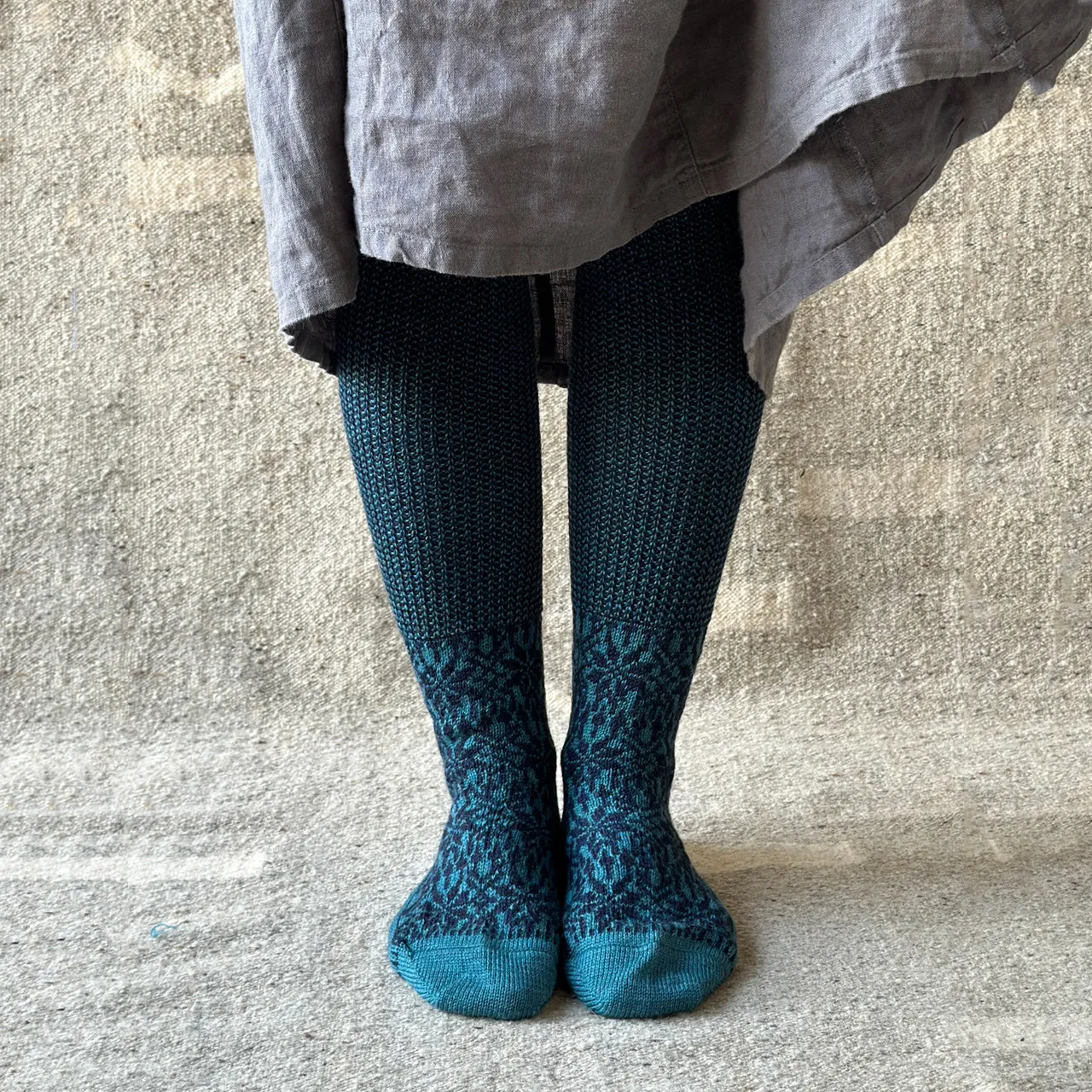 Kneehigh Hygge Fairisle Organic Wool Socks (Adults 36-41) *Returning 2025