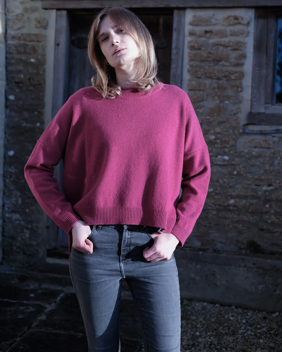 Layla Boxy Fit Wool Jumper