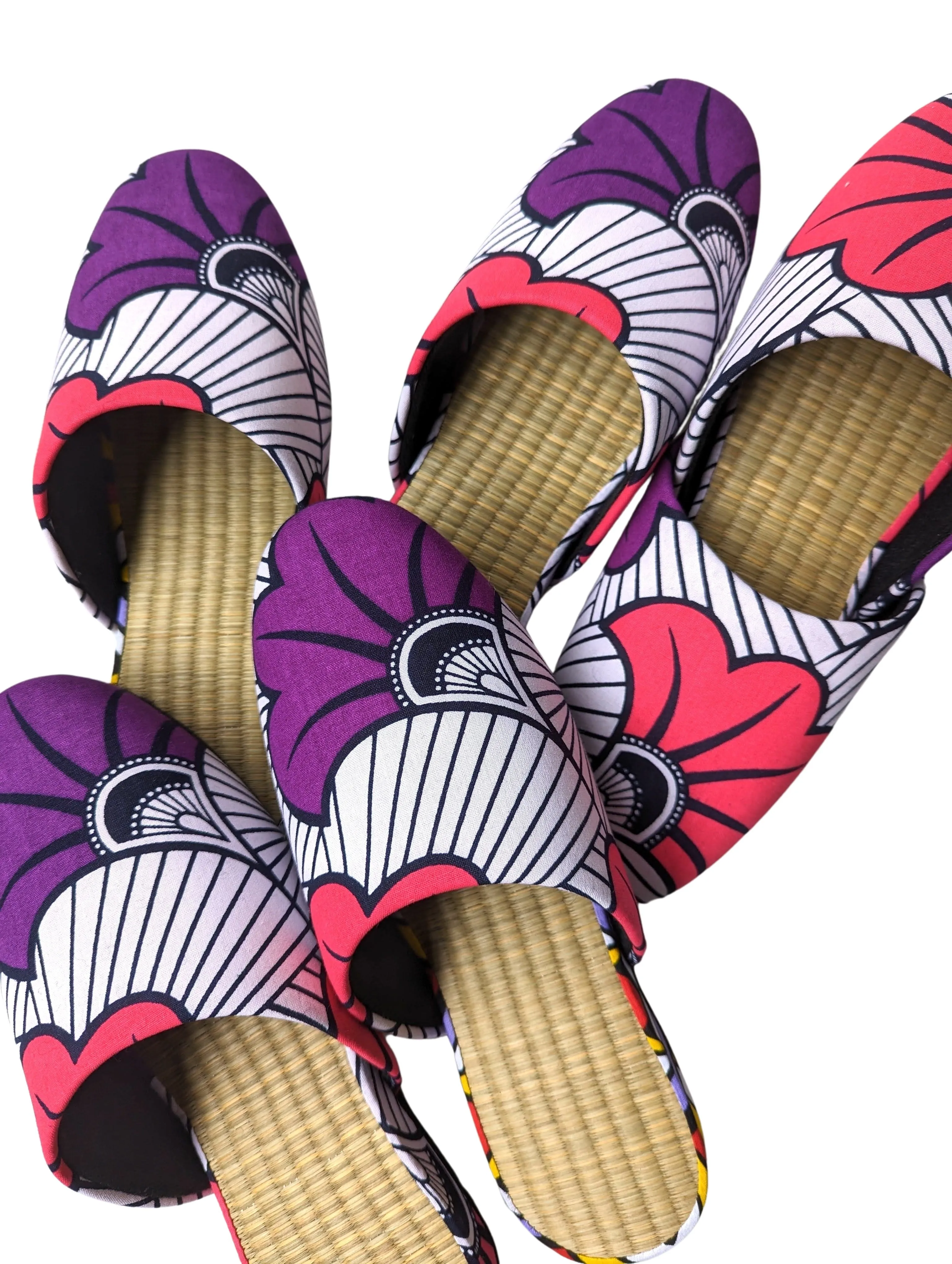 Medium Tatami Print Mix Slippers 2024SS-M07