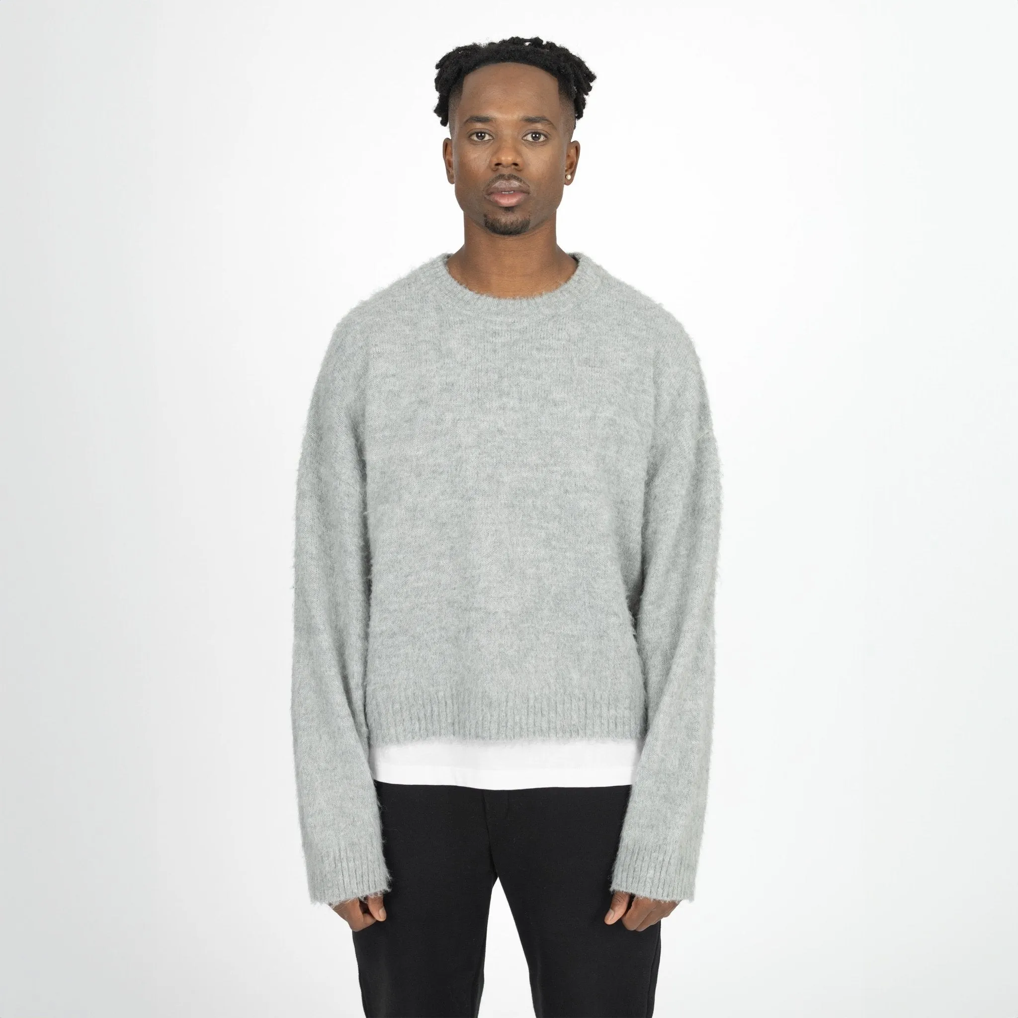 Mohair Sweatshirt - Glacial Grey