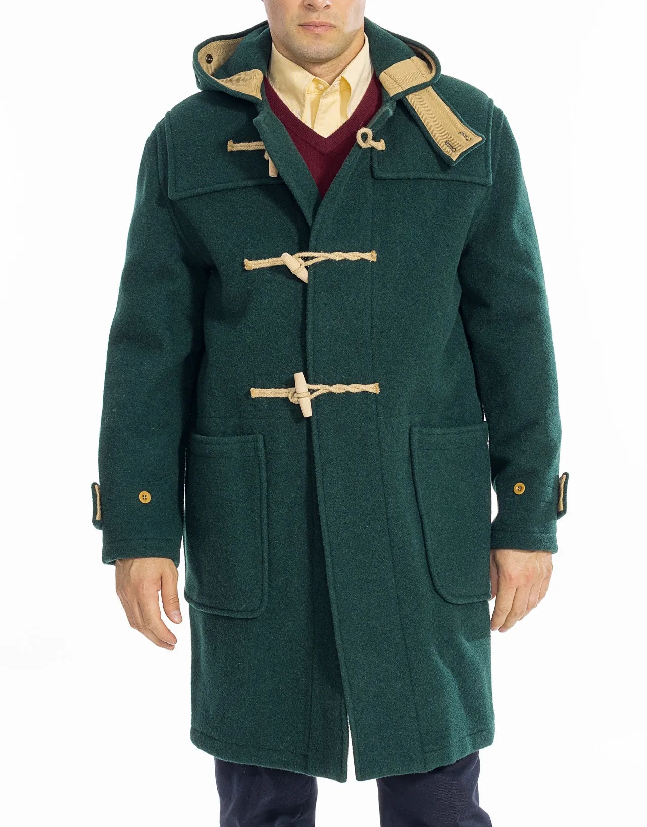 MONTY DUFFLE COAT - GREEN