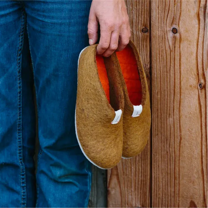 Natural Insoles - 100% Felted Wool (Adults 35-44)