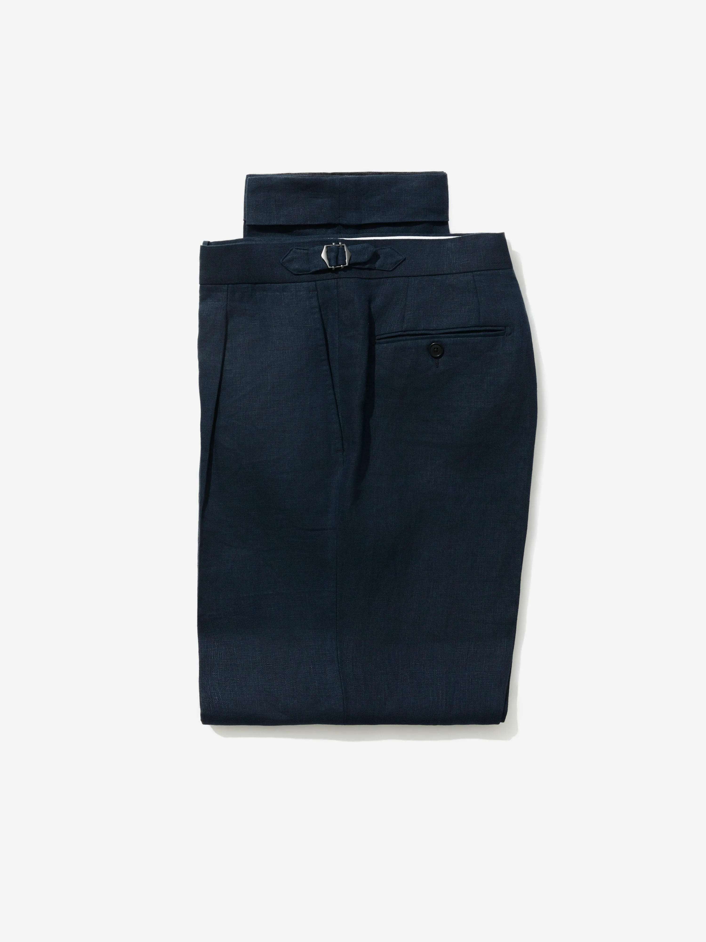 Navy Blue Linen Suit (SB)