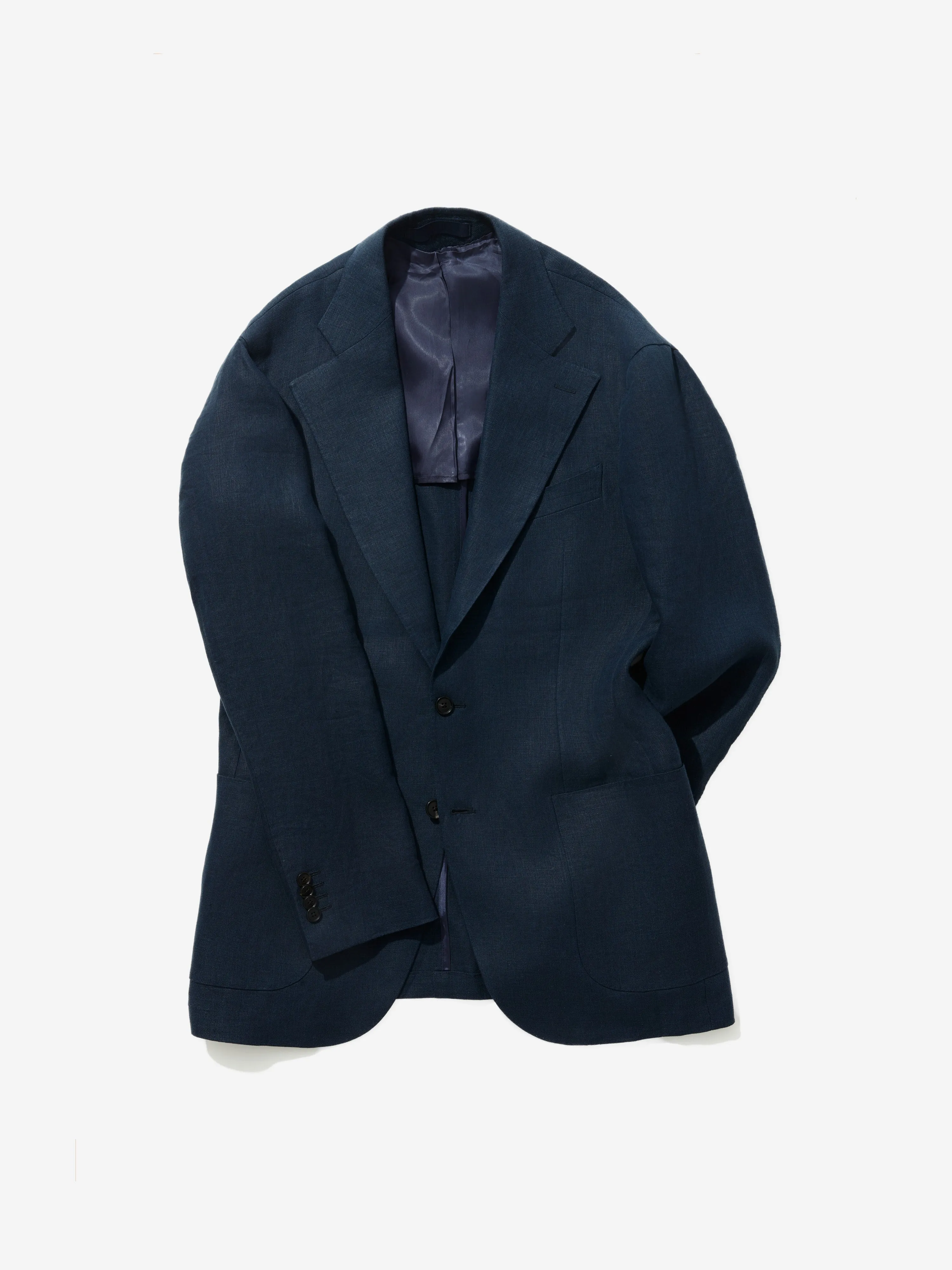 Navy Blue Linen Suit (SB)