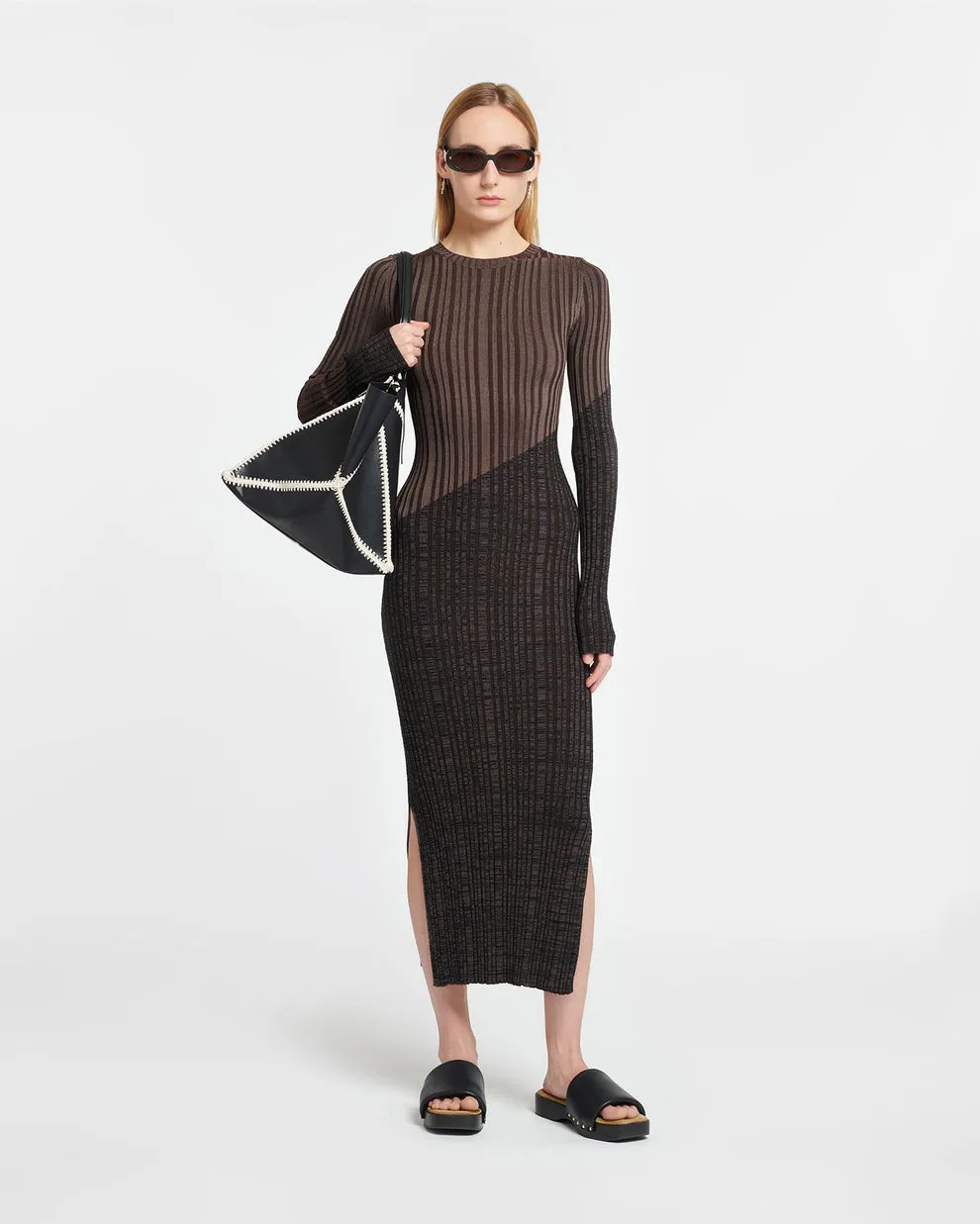 NW24RSDR02198 Maeron ribbed dress