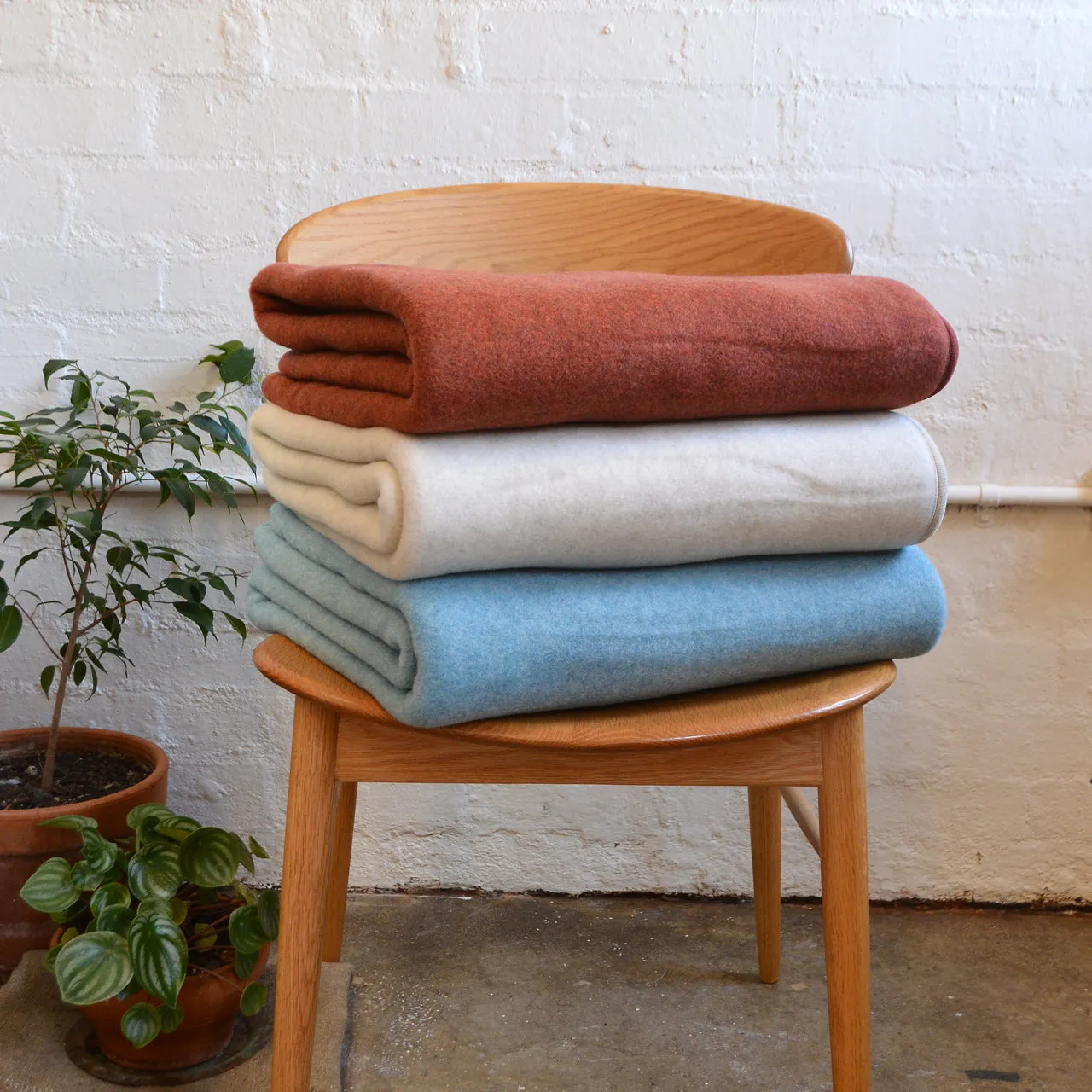 Organic Merino Wool Fleece Blanket - Large (180x160cm) *Returning 2025