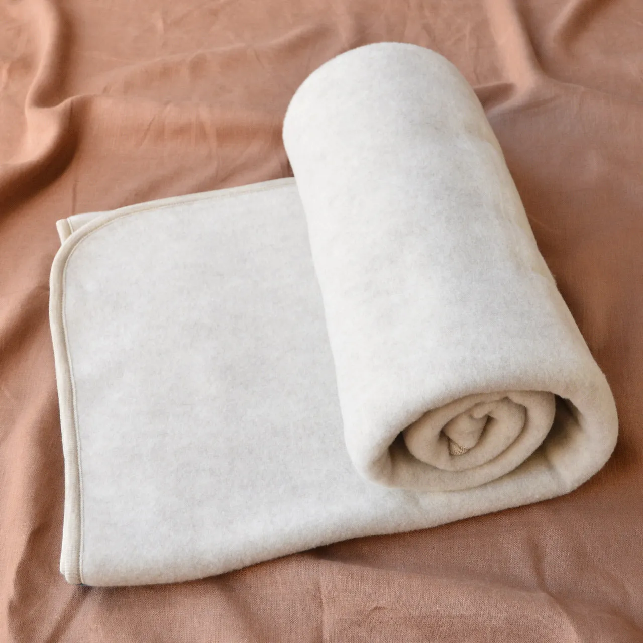 Organic Merino Wool Fleece Blanket - Large (180x160cm) *Returning 2025