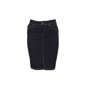 PEPE.JEANS - Women 'Dark Navy' Denium low Waist Slim Fit Taylor Skirt Pg02