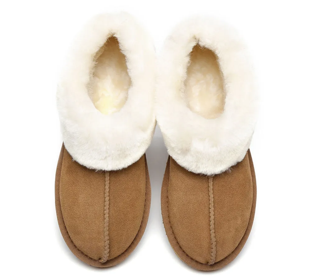 Premium Australian Sheepskin Ankle Unisex Slipper Homey