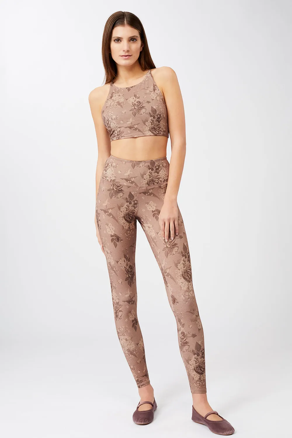 Printed Bra   Printed Leggings (Print Porcelain)