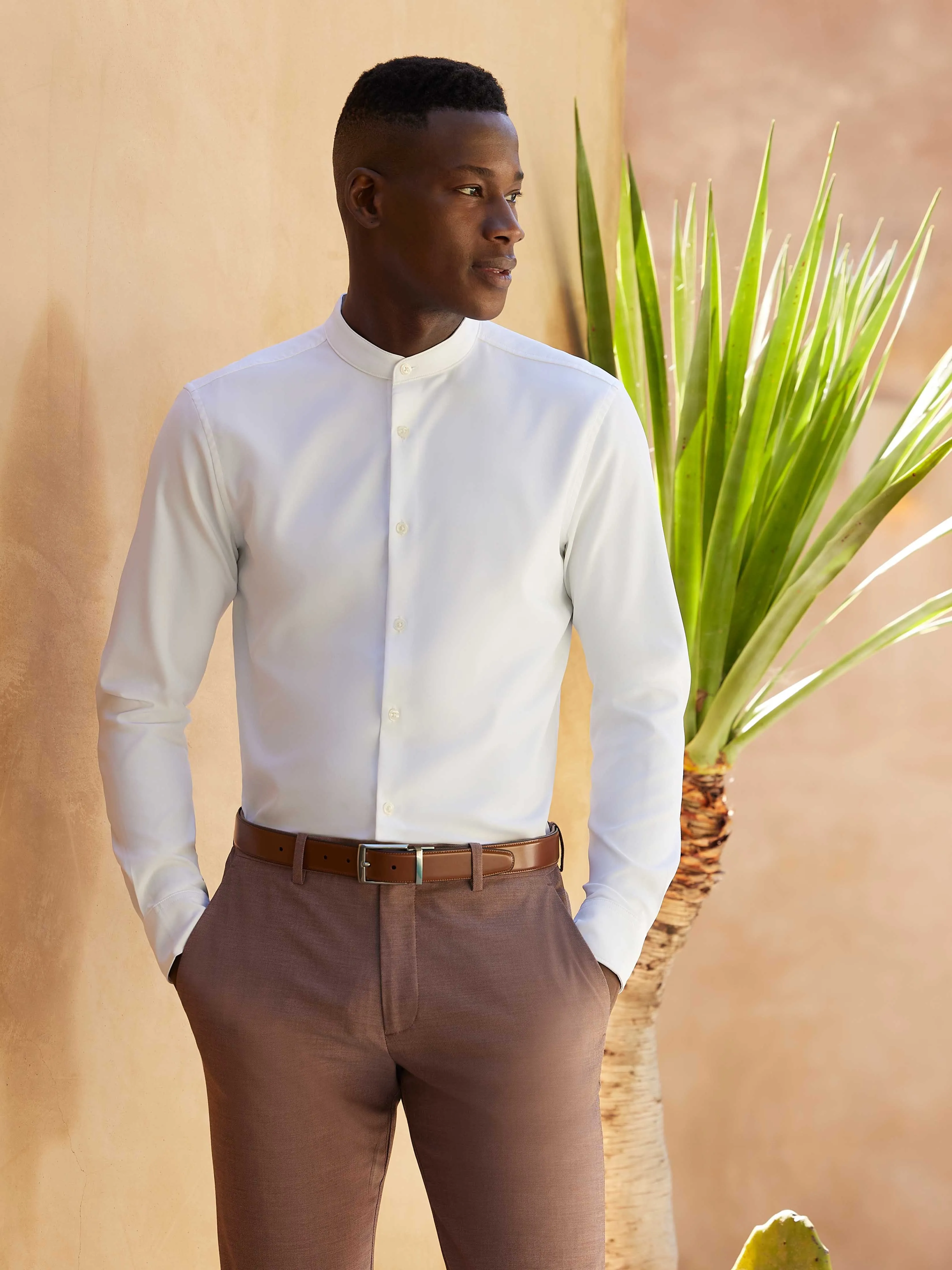 Slim Fit Dobby Louis Suit Pant