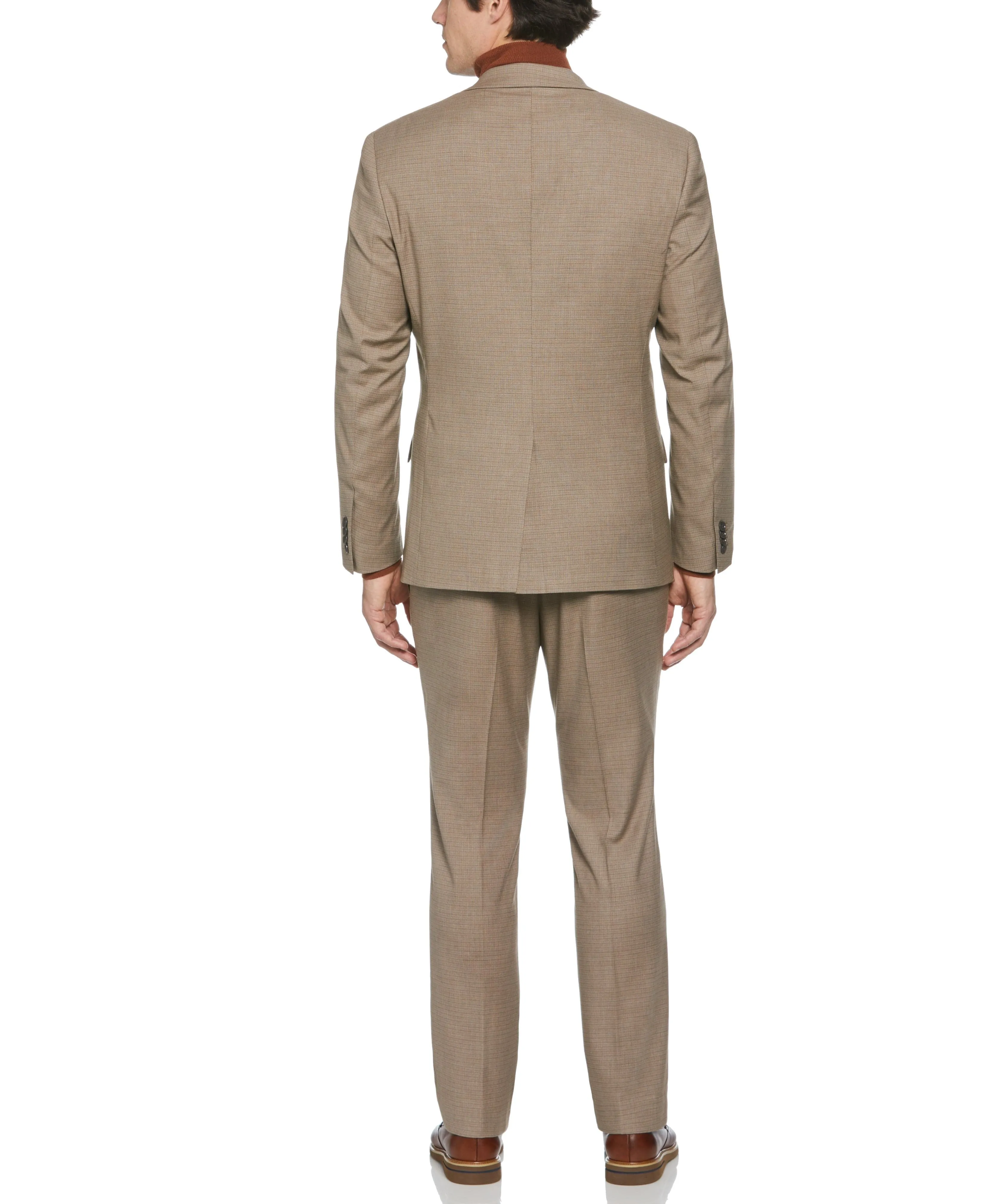 Slim Fit Fine Grid Suit Jacket