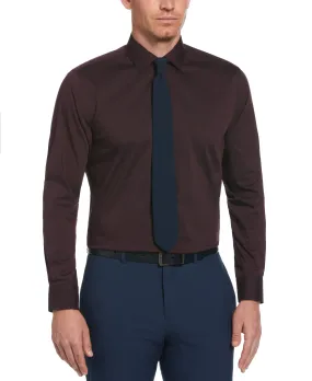 Slim Fit Solid Dress Shirt