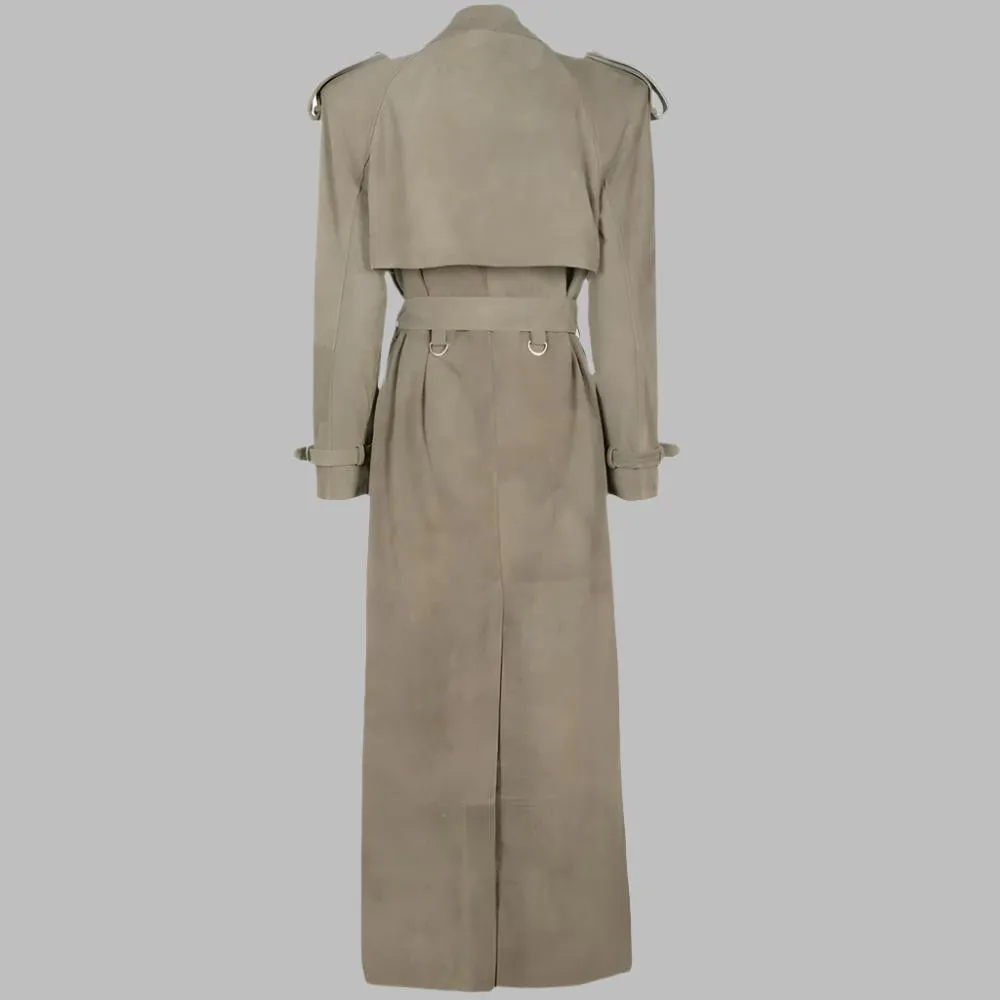 Sloane Suede Trench