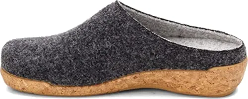 Taos Footwear Women's Woollery Charcoal Clog 9-9.5 M US