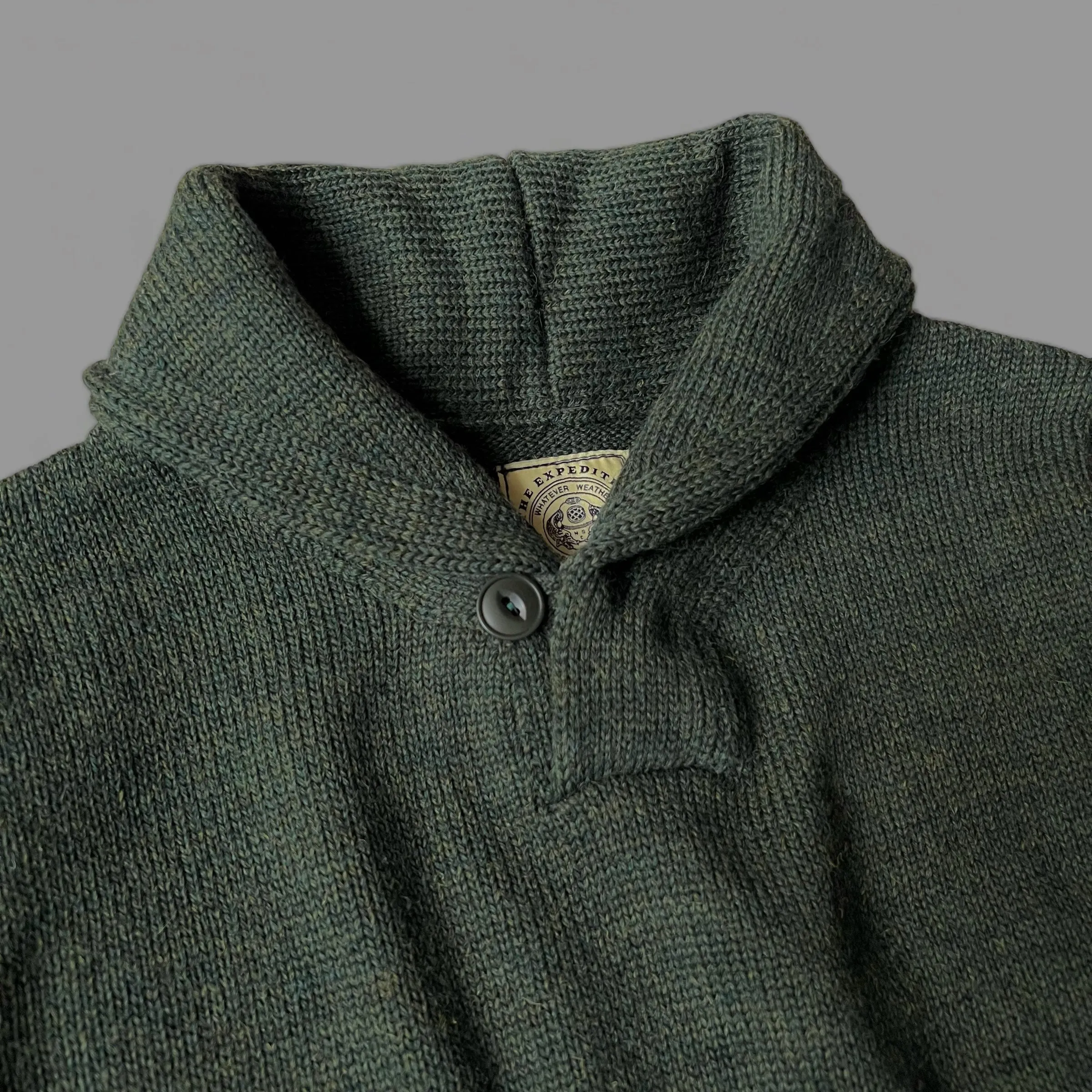 THE EXPEDITION SHAWL  - HEATHER GREEN