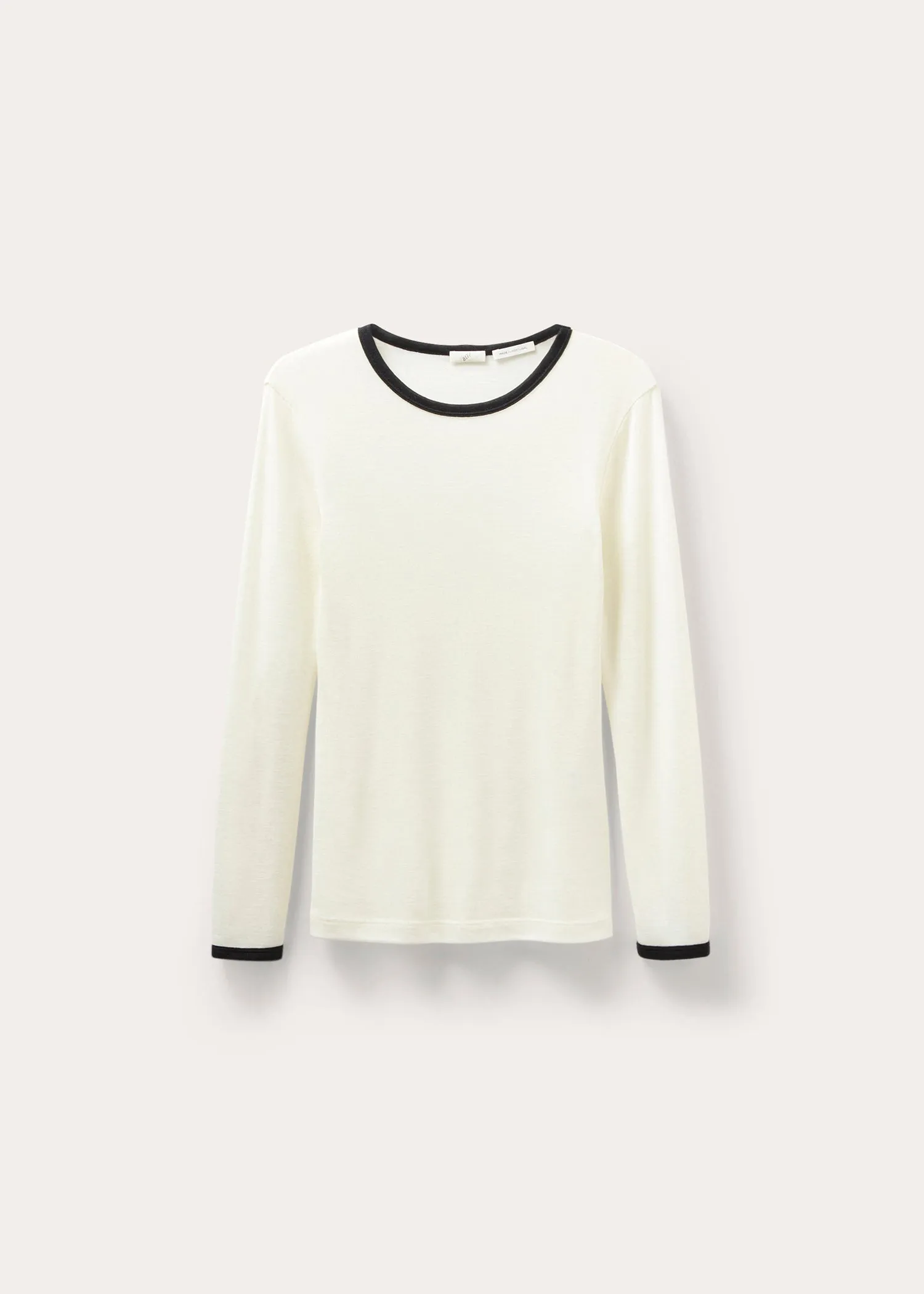 Two tone long-sleeve