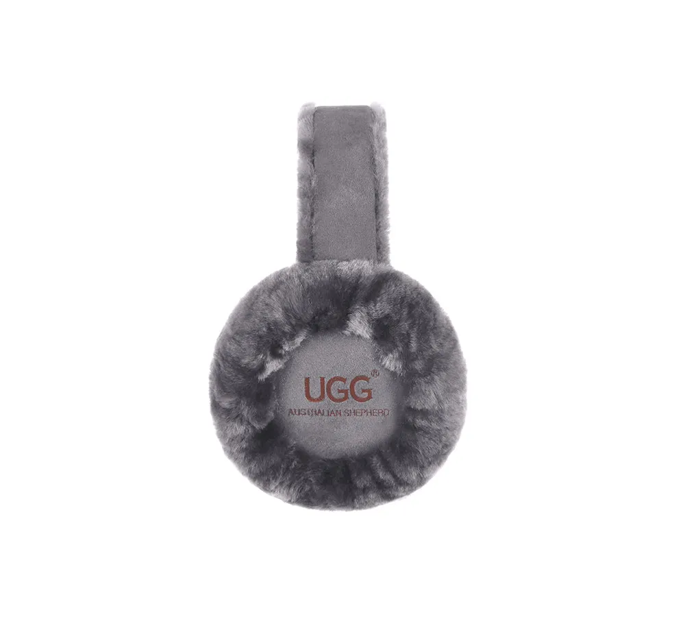 UGG Kids Adjustable Sheepskin Wool Earmuff Connie